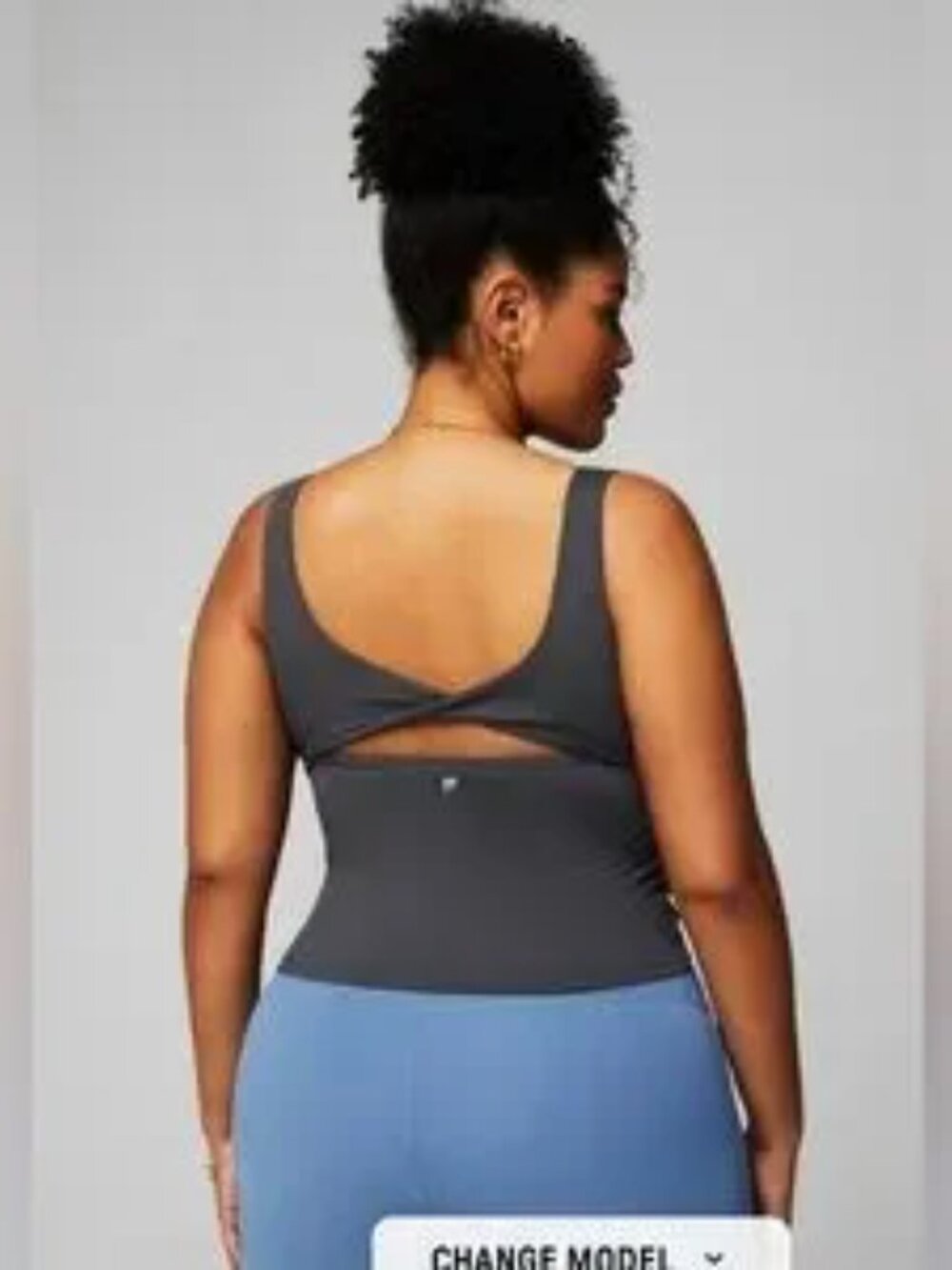 Fabletics Oasis Twist Built In Bra Tank - Picture 2 of 6
